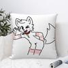B-Boykisser Silly Cat Cute Pillow Case Plush Fabric Soft Pillowcase Double Sided Print Sofa Cushion Cover Throw Pillow Cover