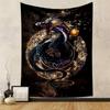 "Fiery Dragon with Mystic Aura" Patterned Tapestry Home Decor, Suitable for Bedroom and Living Room, Gift