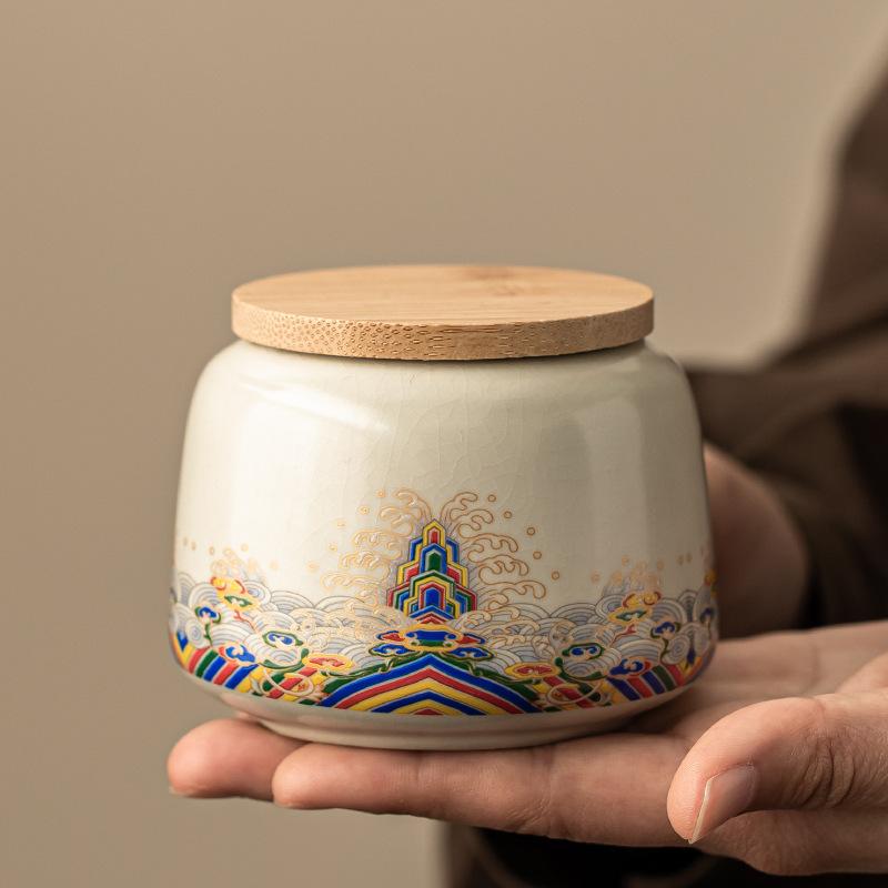 

Ручные чайные банки, бытовые простые герметичные влагостойкие банки большой емкости, китайский чайный сервиз Кунг-фу, банки для хранения чая