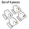 4x Carburetor Repair Kits for Honda ST1100 ST1100A 1991 2001 Motorcycles Compatible Replacement Floating Needle