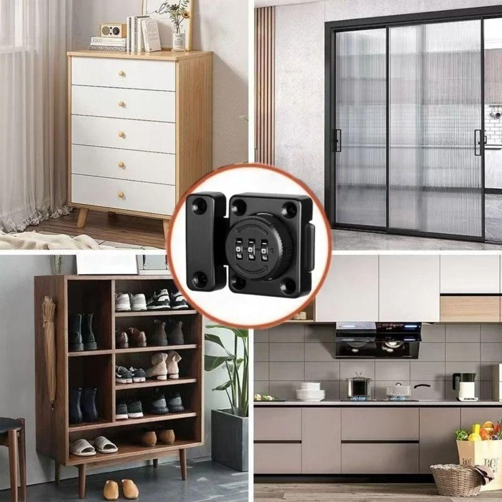 Security Protection Combination Password Door Lock Anti-Theft Door Password Catch  Drawer