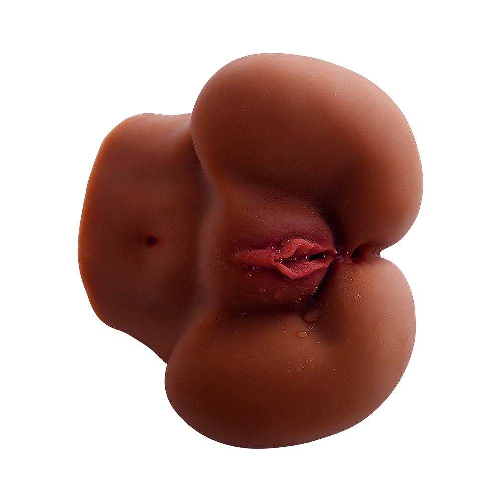Měkký realistický zadek hýždě Vagina Anus Duální kanály Mužský masturbační pohár Pussy Sex Toys