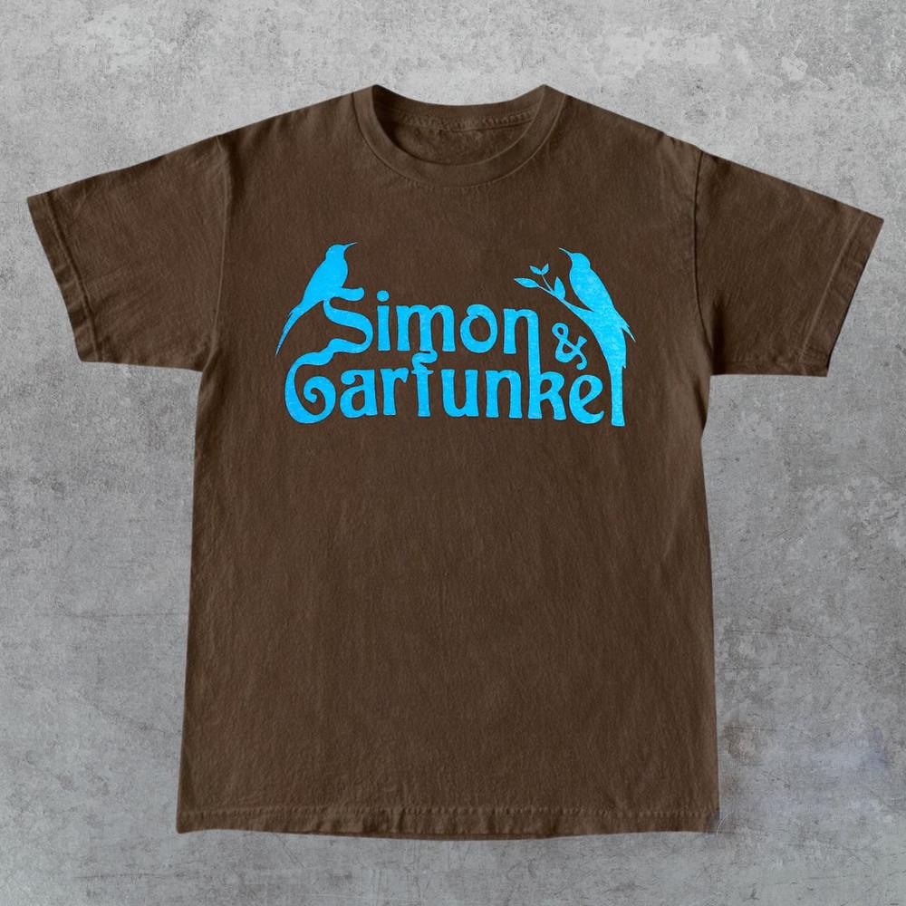Футболка Simon & Garfunkel Bird Темный Шоколад Полный Размер S-5XL Унисекс Футболка S