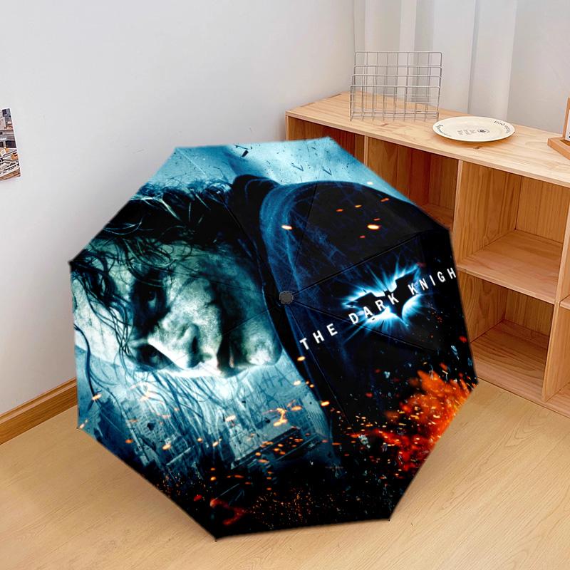 1PC Joker's Transformation Automatic Umbrella - Suitable Travel Outdoor Portable Umbrella Birthday Gift Daily Essentials