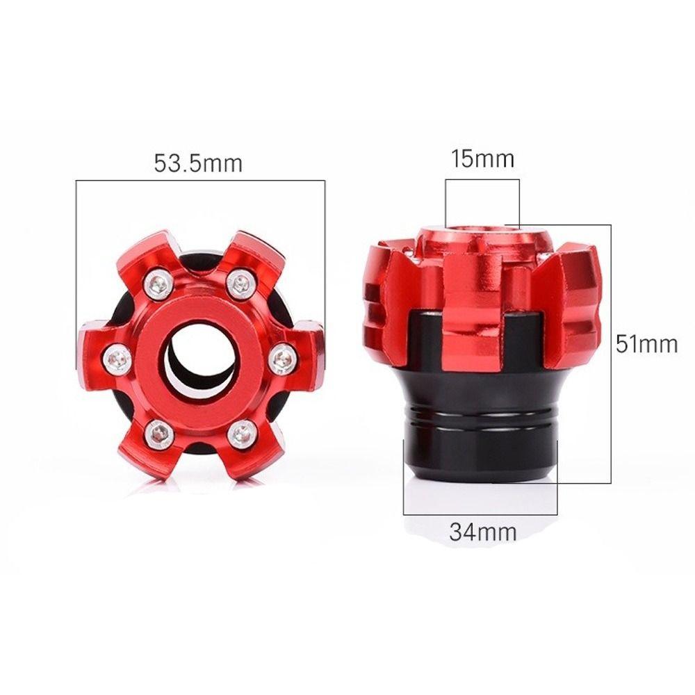 2pcs/set Anti Drop Motorcycle Axle Cap Slider Cups Decoration  Motorbike Modification Tool