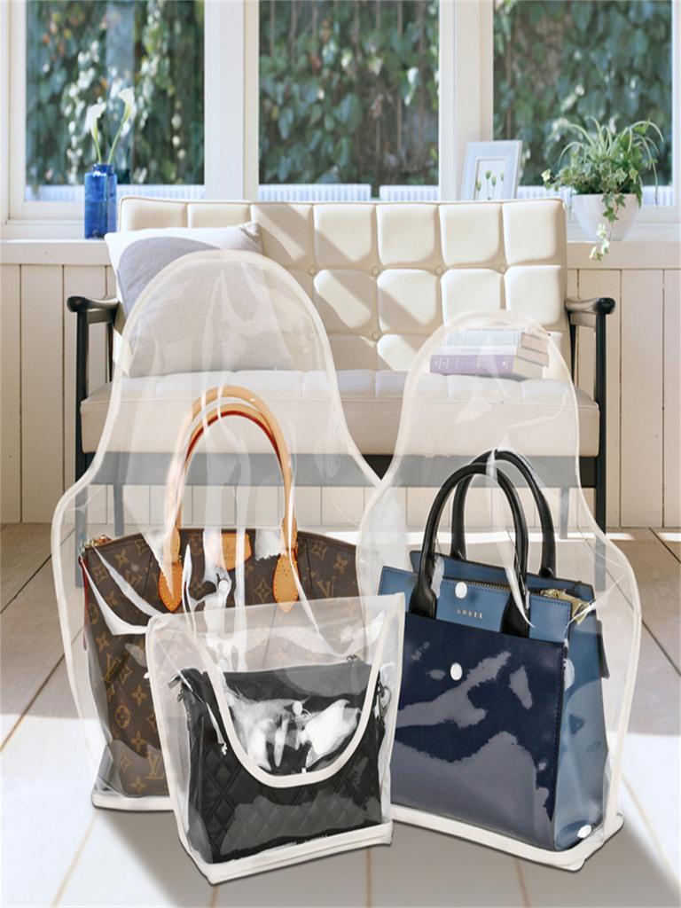 Faltbarer Transparenter Versiegelter Beutel Staubbeutel Kleiderschrank Kleiderschrank Aufbewahrungsartefakt Vollständig Verschlossener Aufbewahrungsbeutel