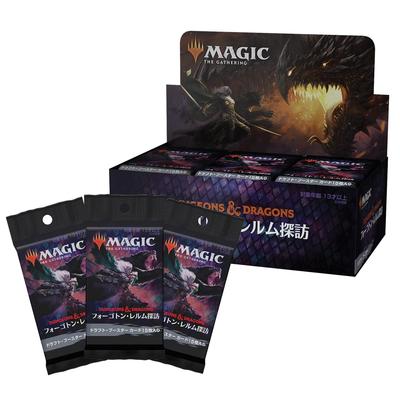 The Gathering Forgotten Realms Průzkum Draft Booster Japonská verze BOX MTG Sběratelská karta Wizards of the Coast Magic
