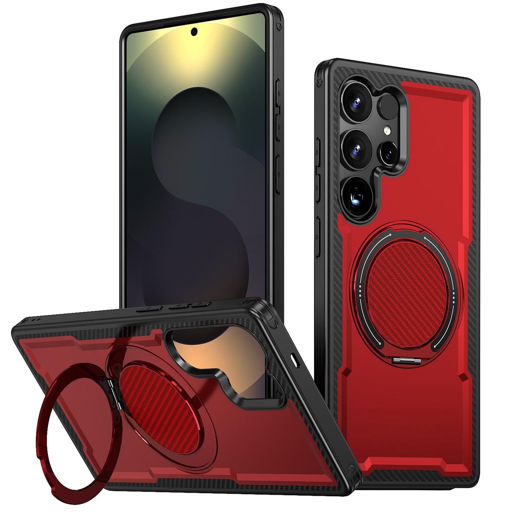 Applicable to Samsung S26Ultra Apocalypse Magnetic Mobile Phone Case S25Ultra Bracket S24Ultra Anti-drop Protective Case