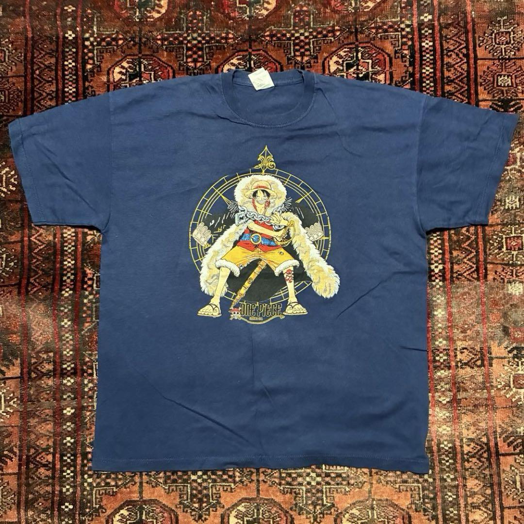 

[USED] Euro One Piece Luffy Shonen Jump T-shirt Anime L