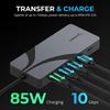 SABRENT USB4 Travel Dock Hub with 2 1 HDMI and 85W PD Hub, USB-C Ports, USB-A Port, 2.1, 2.5GbE, 3.0 [HB-U4HP]