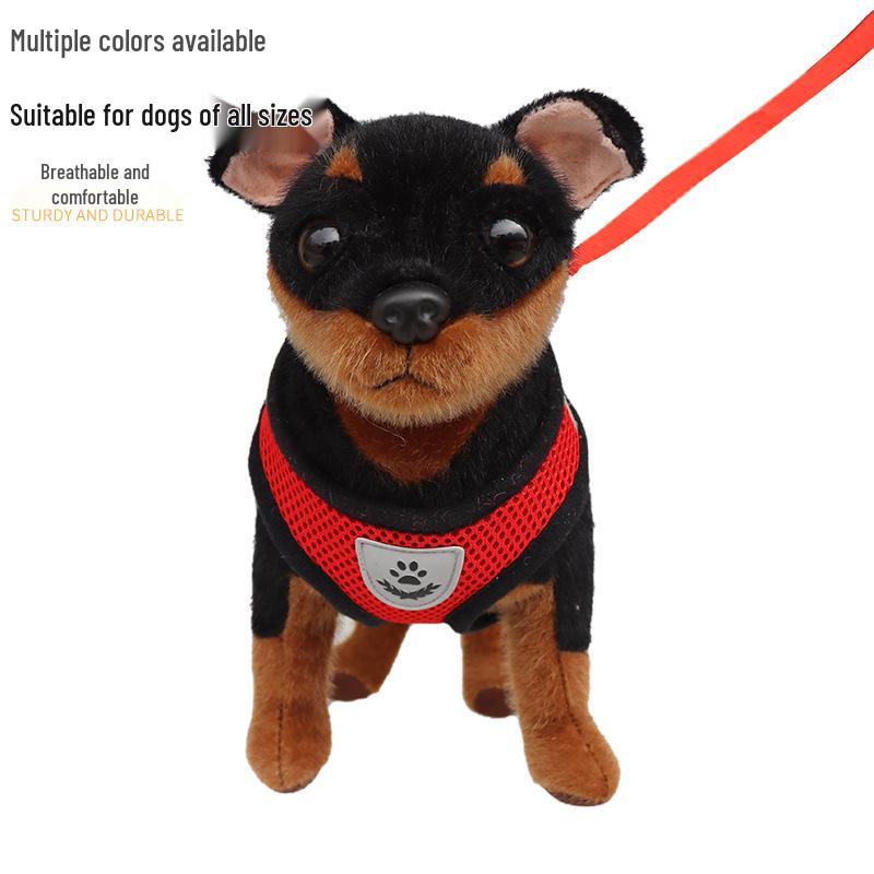 Dog Harness Leash Set - Vest-Style Outdoor Walking Collar