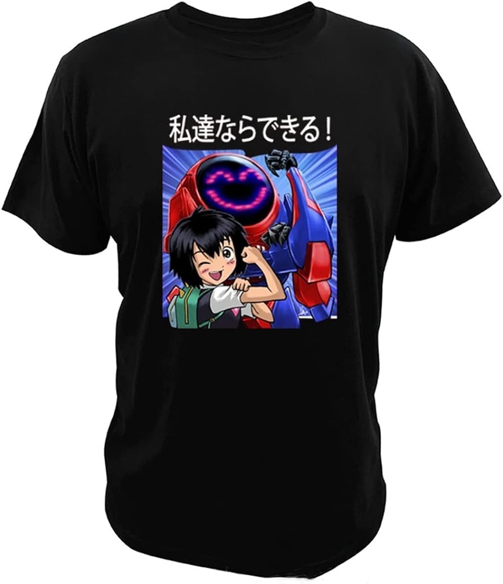 Peni Parker T Shirt Siperman Into The SpiderVerse Cute Character Hot Movie Earth Men T Shirt Tees Funny Black M чёрный