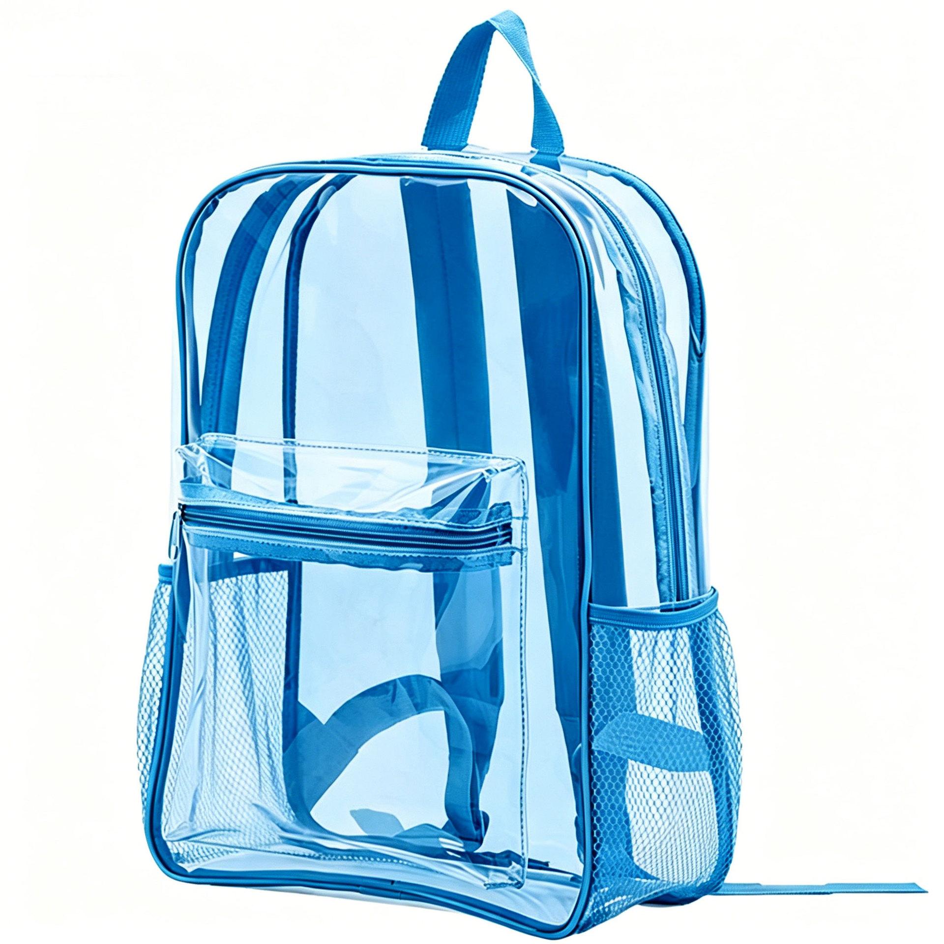Transparent Backpack Travel Waterproof Pvc Storage Bag Backpack Large Capacity Thickened Student Schoolbag Transparent bag