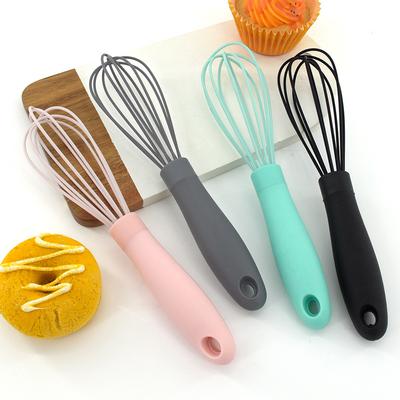 Stainless Steel Silicone Whisk Mini Whisk Color Whisk Mixer Mini Baking Tools