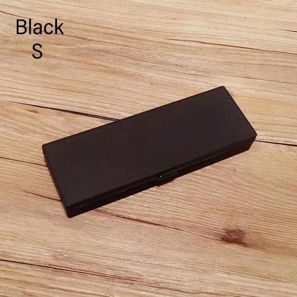 Frosted Pencil Case Simple Non-toxic Hard Plastic Pencil Box Translucent Students Gift Pen Box for School