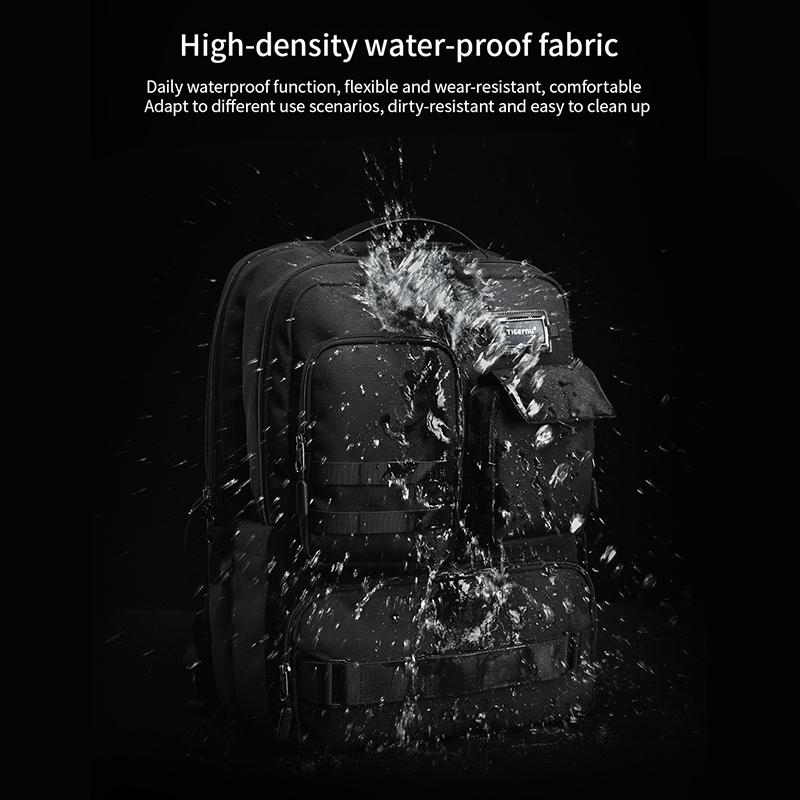 2022 Tigernu Doppelschicht-Rucksack 17,3 Zoll Laptop Herren wasserdichte Reisetasche 29L Outdoor Taktischer Rucksack Unrestrained Series