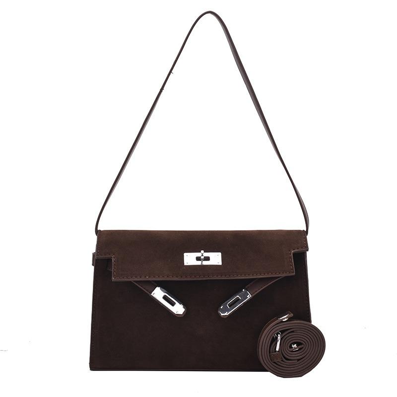 Premium retro matte bag women's autumn new casual hand carry small square bag single shoulder messenger bag