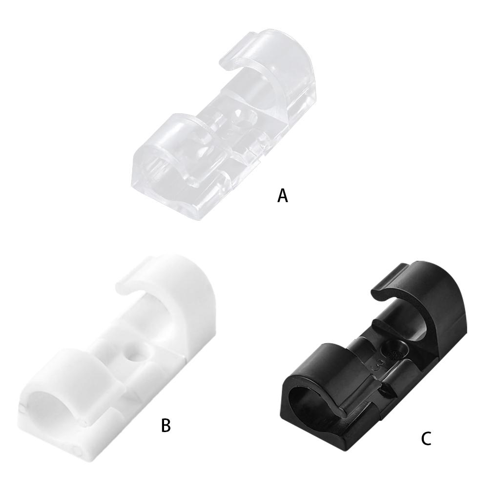 Cable Organizer Clips Selvklebende Wire Organizers Plast Husholdnings Kabel Wire Winders