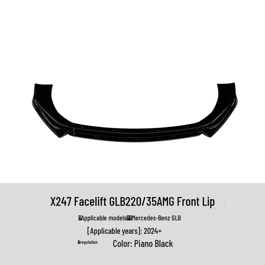 Mercedes-Benz 2024+ X247 Facelift GLB220/GLB35 AMG Front Lip Splitter Spoiler