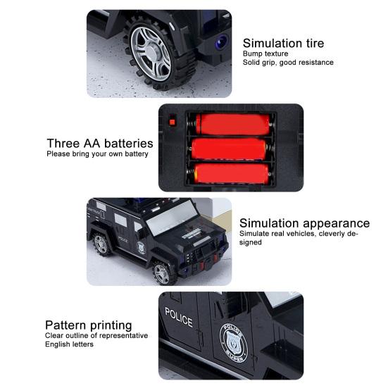 Skarbonka Samochód Zarządzanie Finansami Stylowy Plastikowy Hummer Policyjny Bank na Pieniądze