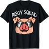 Piggy Squad Funny Pig Farmer Hog Farm Animal Men Women Kids T-Shirt