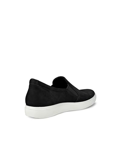 ECCO Classic Sneakers W Women's Genuine Leather Sneakers 21869302001 Black, Size 24.0 Cm, 3E