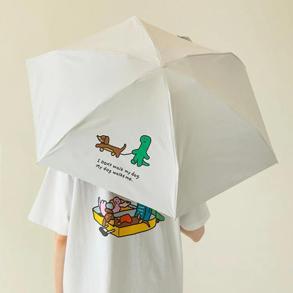JOGUMAN Brachio & Woody Runaway Folding Umbrella