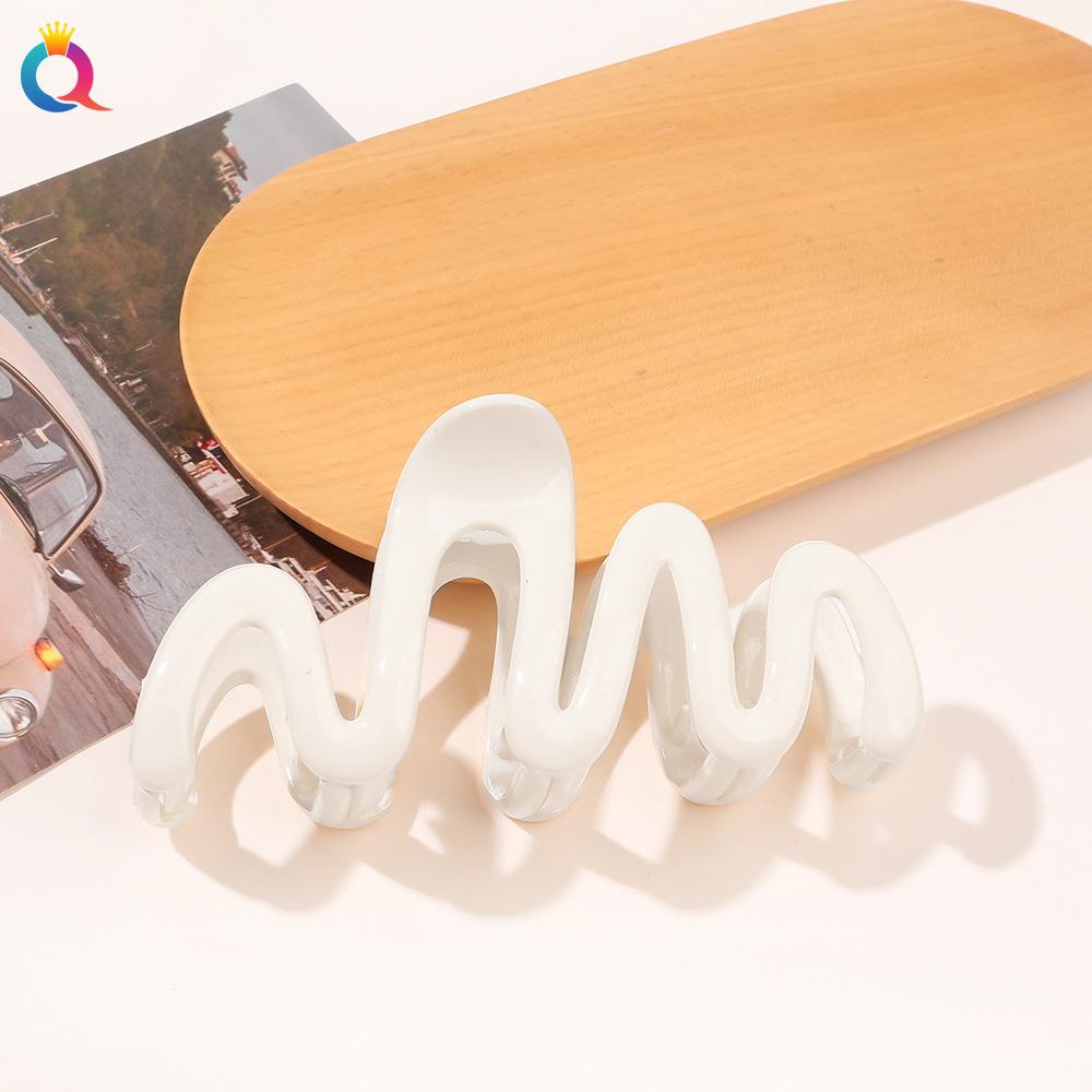 Colorful Grip Wavy Hair Clip Back of Head Clip Hair Clip Updo Shark Clip Hair Accessories