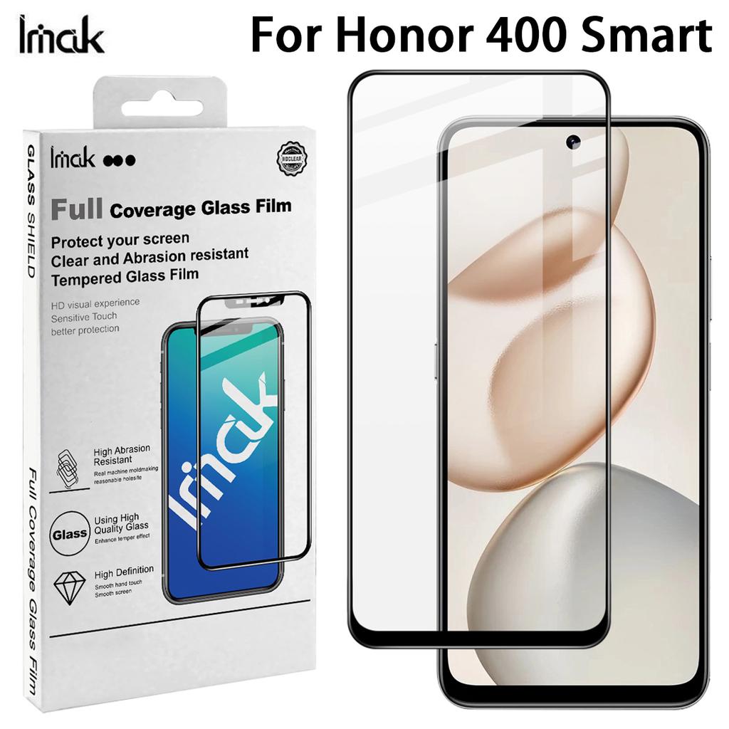 For Honor 400 Smart 4G 5G Glass IMAK Full Coverage Tempered Glass Film Pro+ Series 169mm