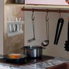 Wall Mount Straw Holder with Adhesive Bottom Drainage Acrylic Cabinet Door Reusable Straw Storage   for Kitchen Tabletop