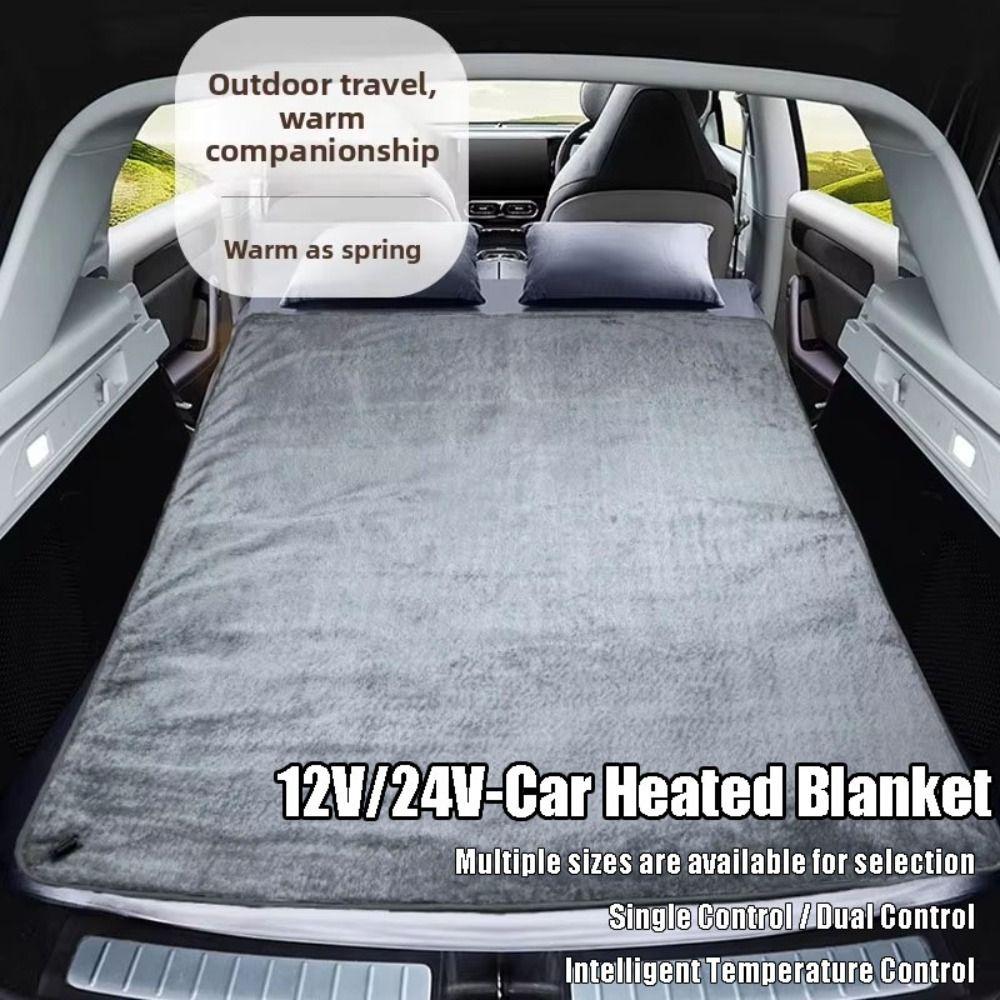 Single Control / Dual Control Car Heated Blanket 12V Heated Blanket  Long-distance Travel