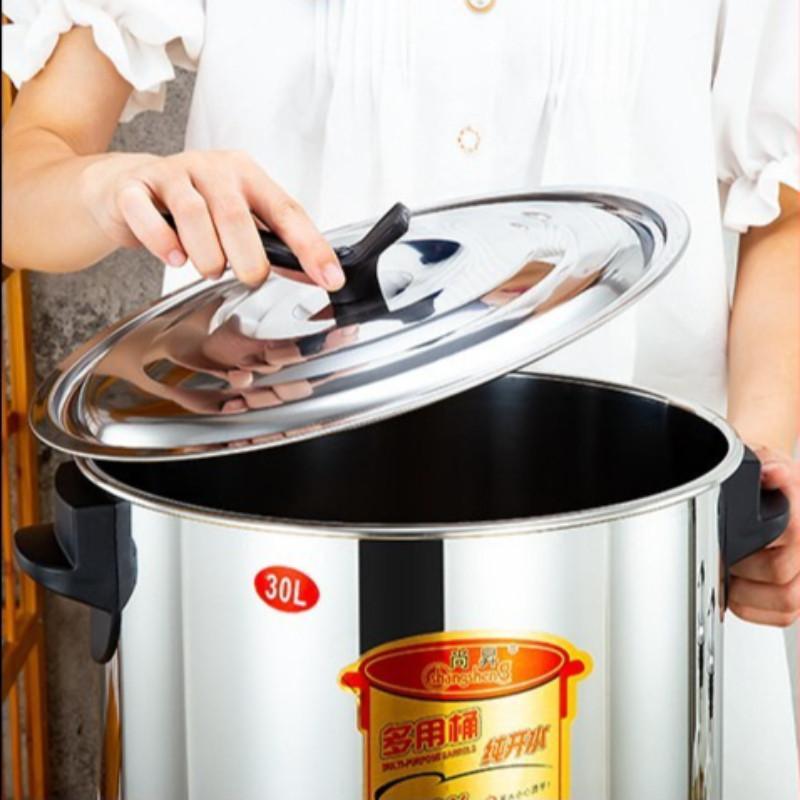 Stainless Steel Commercial Home Use Water Boiler Large Capacity Water Heating Kettle New Instant Electric Heating Water Bucket