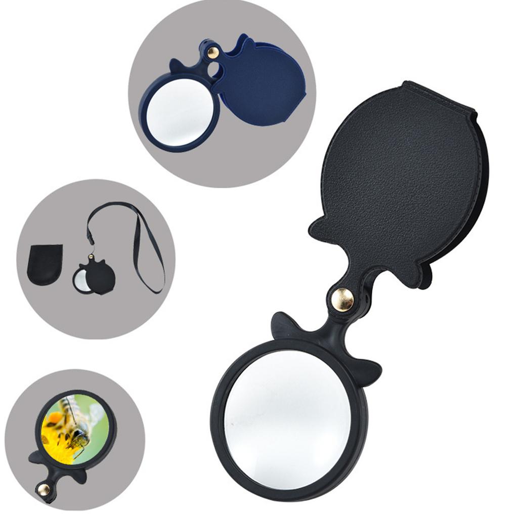 10x Magnification Pocket Magnifier With Rubber And ABS Frame Suitable For Precise Optical Tasks And Detailed Inspections
