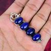 Lapis Lazuli Pendant Handmade Gemstone Jewelry, 925 Solid Sterling Silver Pendant ,Unique Design Jewelry Pendant