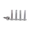 410 Stainless Steel M5.5 Flat Head Hex Socket Self-Drilling Screw, Flat Round Head