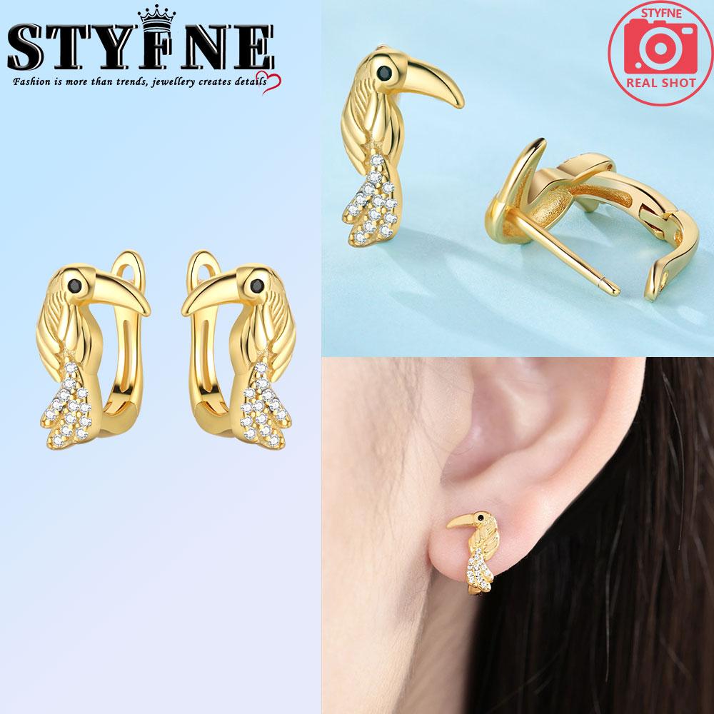 Copper Metal Gold Geometric Earring Brown Butterfly Earring Women's High Quality Fine Jewelry Every Day Elegant Exquisite Perfect Gift Match