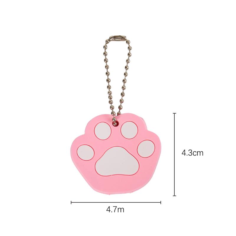 Colore Fiore Cartone Animato Coprichiave Cappuccio Silicone Accessori Chiave Carino Portachiavi Portachiavi Per Ragazza Donna Ciondolo Regalo