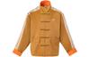 adidas Originals SS24 Chinesischer Stil Knopfleisten-Streifenjacke Weizenbraun JD3379