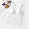 Fashion Bottoming Underwear Thin Backless Sling Hollow Out Lace V-neck Vest Top  Sleeveless Bra Vest Inside Wear