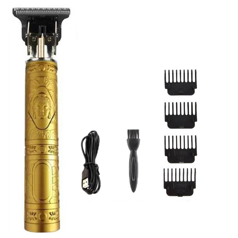 Professional USB Electric Razor Hair Cutting Machine for Men, Baldheaded Trimmer and Beard Clipper for Barbershop