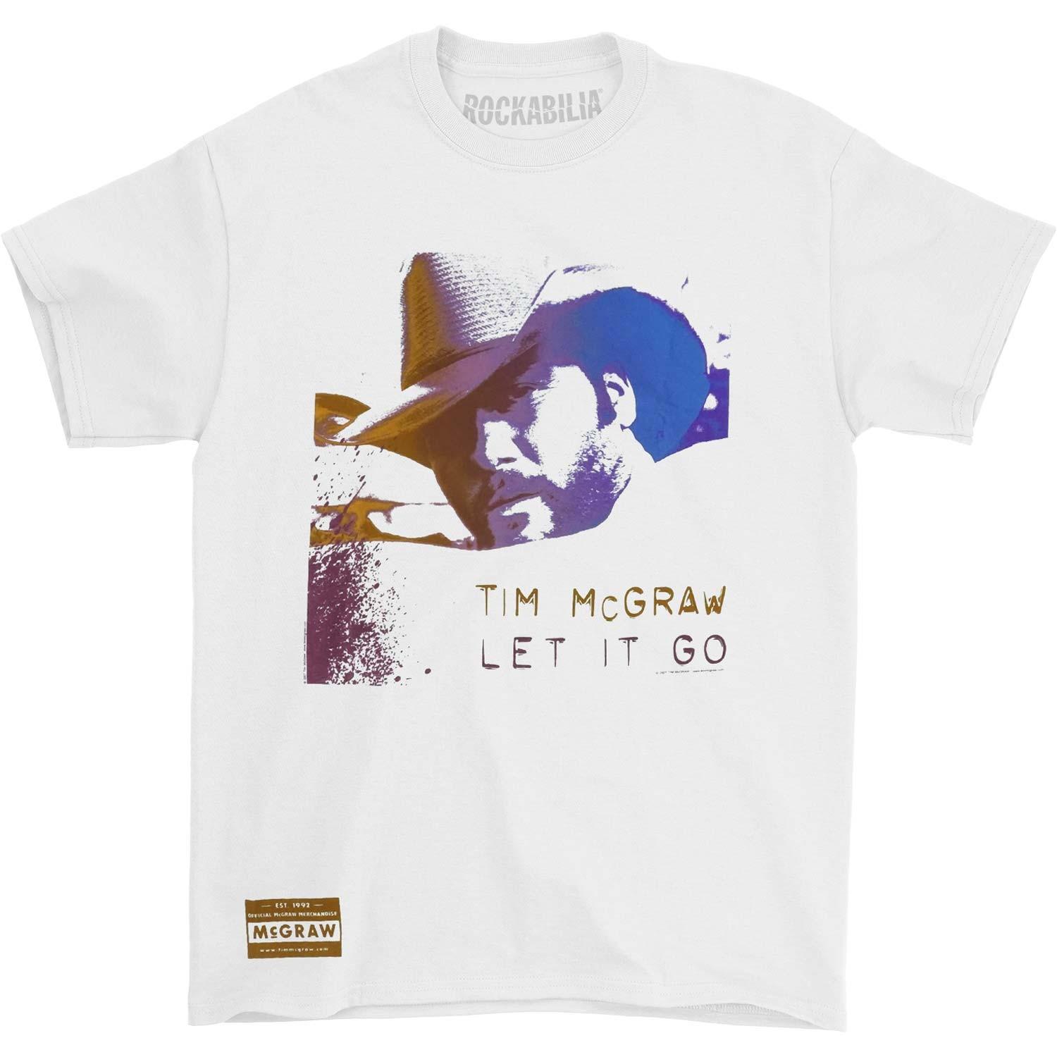 Men s Tim Mcgraw T-shirt X-Large White S