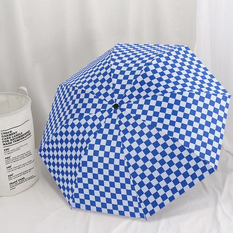 Large oversized umbrella Male and female triple double sunny and rainy umbrella enlarged and reinforced, student folding and thickened parasol