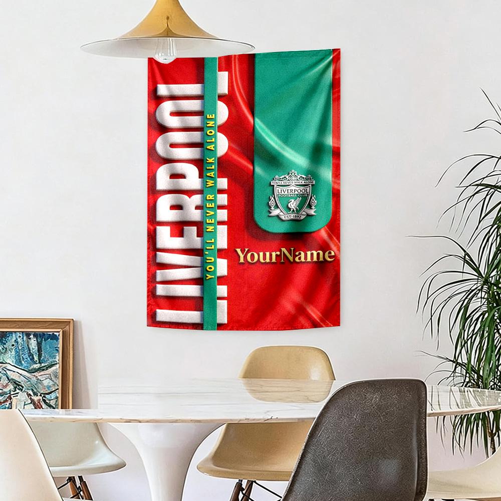 Liverpool Custom Your Name Wall Decor Tapestry Art For Pet Memorial Birthdaywedding Party Backdrop Family Gift