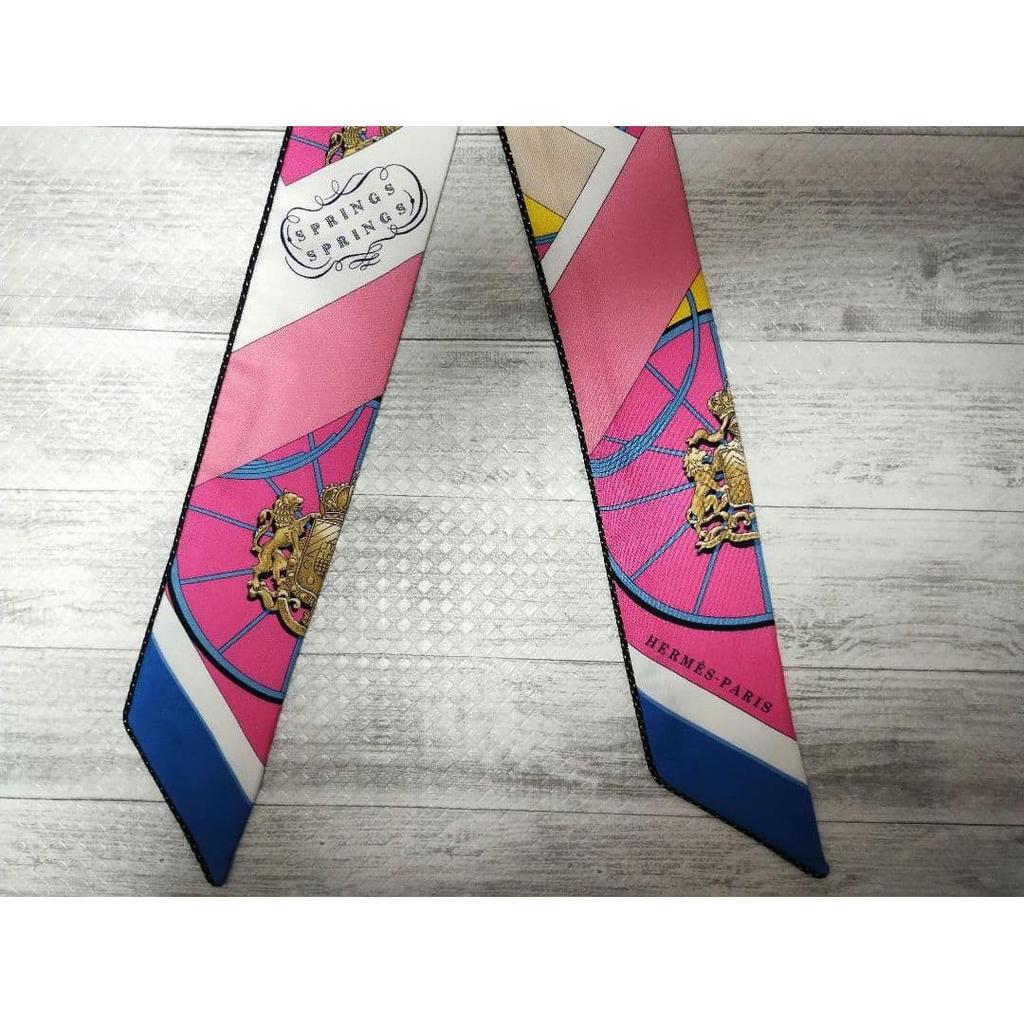 Used HERMES Scarf Twilly SPRINGS