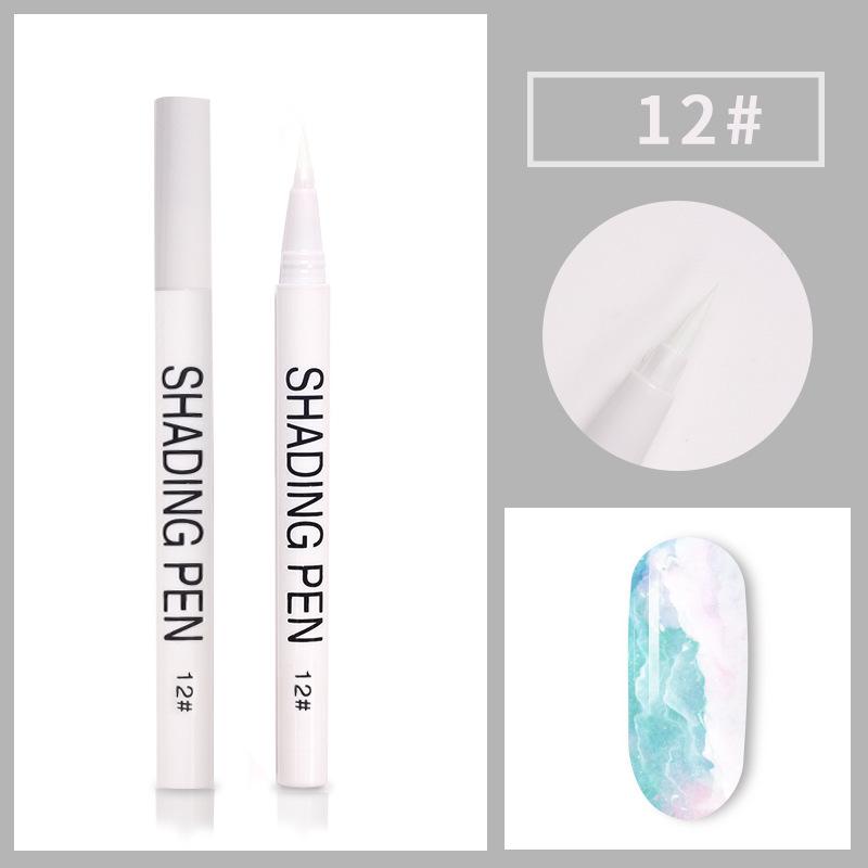 Nail Art Pen Blooming UV Gel Nail Smudge Ink Drawing Pen Marbling Manicure Abstract Painting Brush Nail DIY Tool
