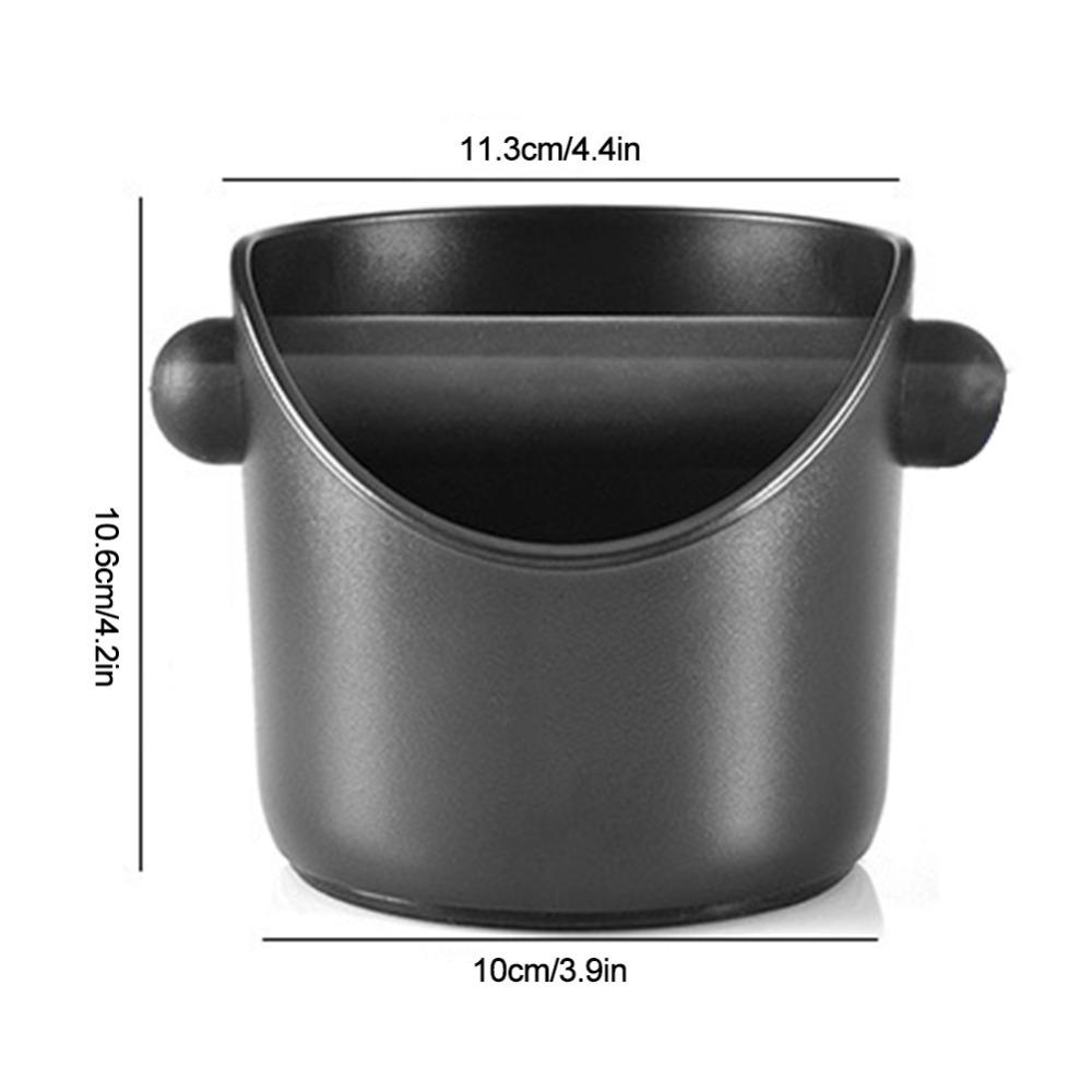 Shock-Absorbent Coffee Grounds Bucket Anti-Slip Base Espresso Knock Box Coffee Making