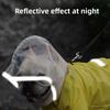 Belly-Covering Pet Outfit Dog Hooded Raincoat Reflective Strip Dog Rain Cloak  Dogs Puppy