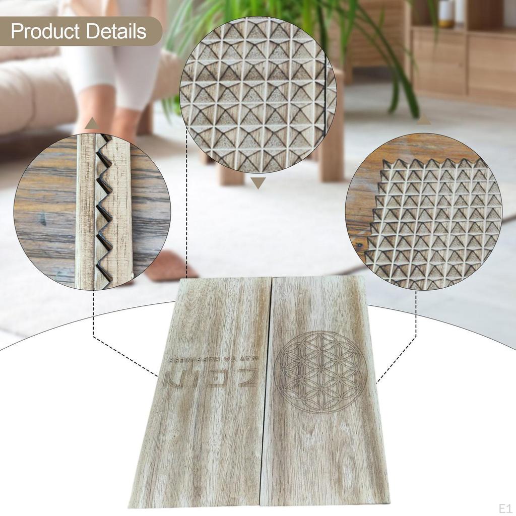 Boards Beginners Wooden Portable Home Gym Massage Travel Exercise Relaxation Practice Foot