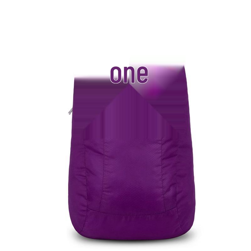 Cross-border Foldable Lightweight Travel Backpack, Large Capacity, Printed Logo, Outdoor & School Use