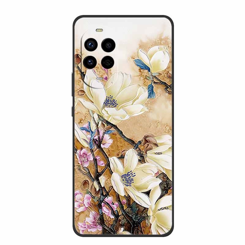 3D Emboss Case For Huawei Nova 14 Lite Phone Case 14lite Coque Flowers Silicone Soft Back Cover For Huawei Nova 14 lite Case Bag